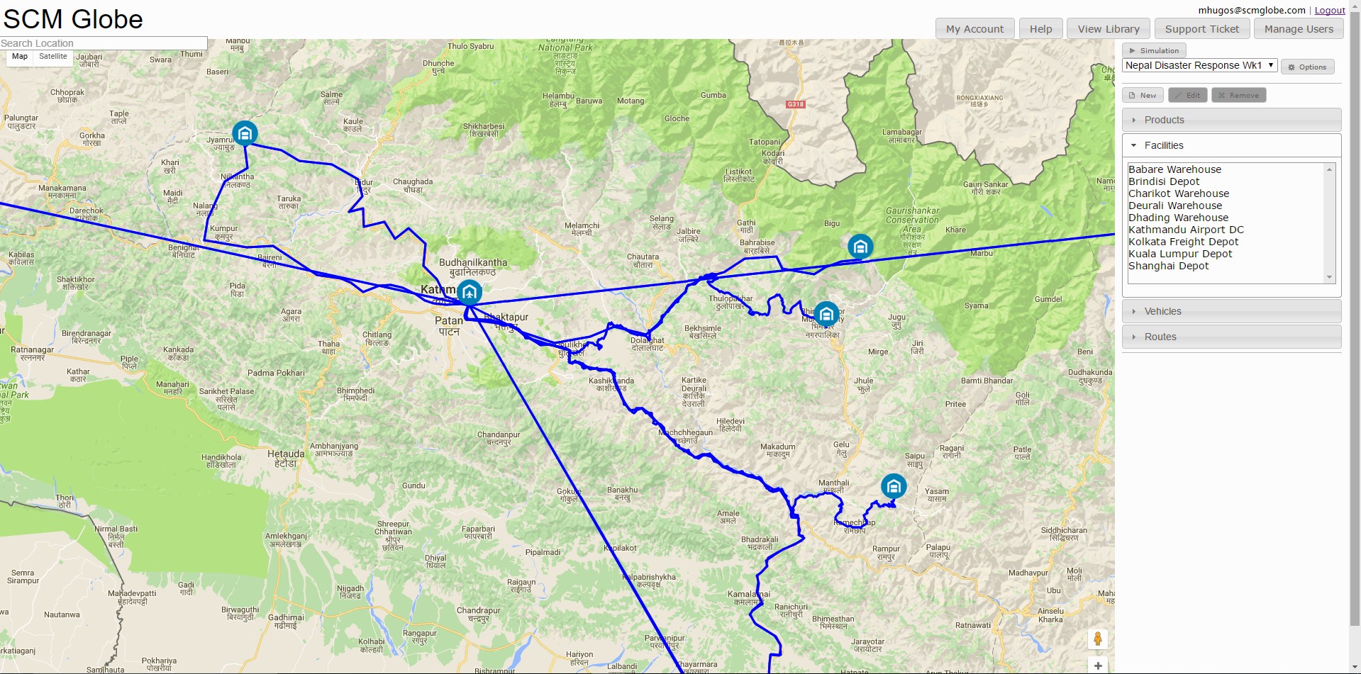 Nepal Earthquake Disaster Response Supply Chain — 2015